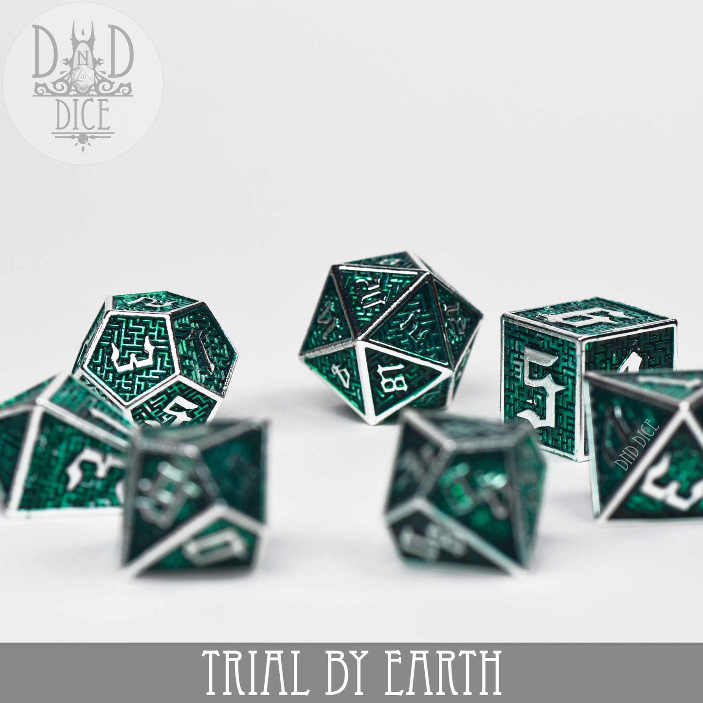 Trial By Earth Metal Dice Set