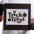 Trick or Treat Stencil