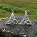 Celtic Knot Marcasite Earrings