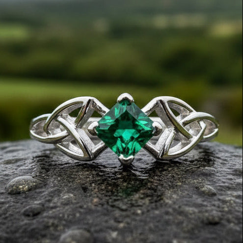 Sylvia Trinity Knot Ring