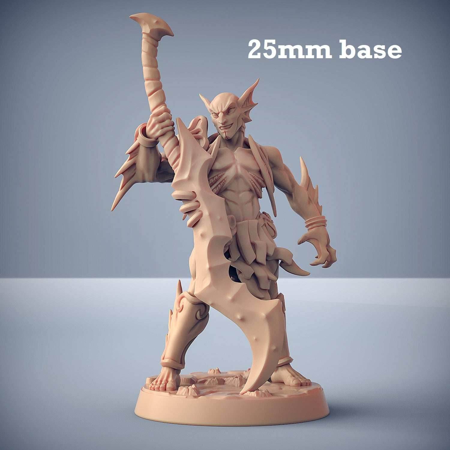 Triton Raider: Sculpt A (Male Merfolk Soldier) - With Hair / Trident