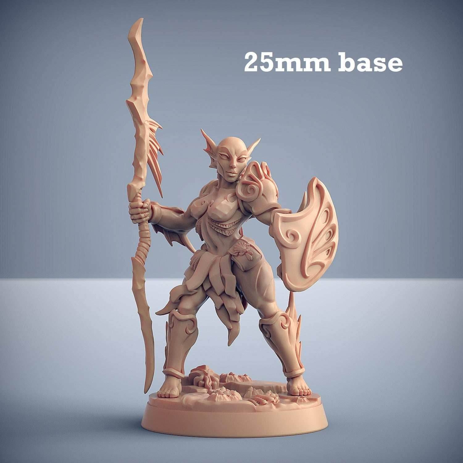 Triton Raider: Sculpt F (Female Merfolk Soldier) - With Hair