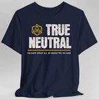 True Neutral Shirt - DnD Alignment T-shirt - Navy / S
