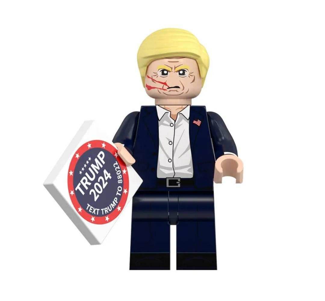 Trump Fight for Freedom Custom Minifig - 