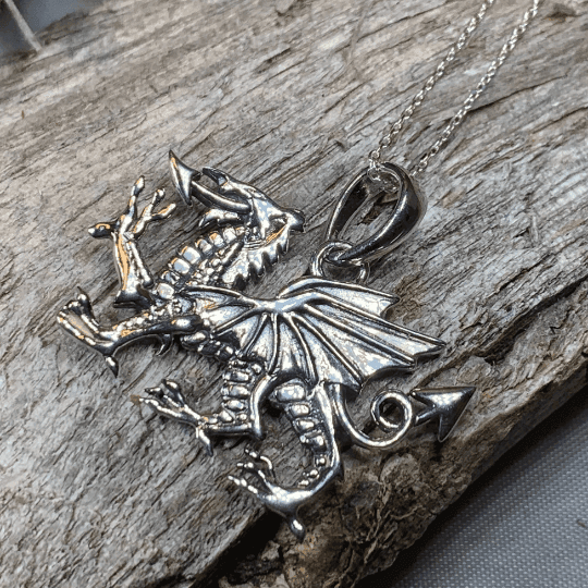 Welsh Dragon Necklace - 18