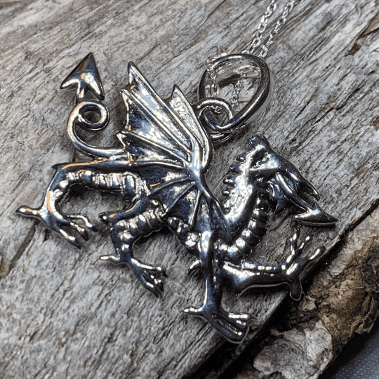 Welsh Dragon Necklace - 18