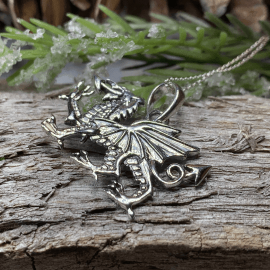 Welsh Dragon Necklace - 18