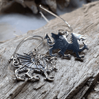 Welsh Dragon Earrings - 