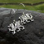 Welsh Dragon Earrings