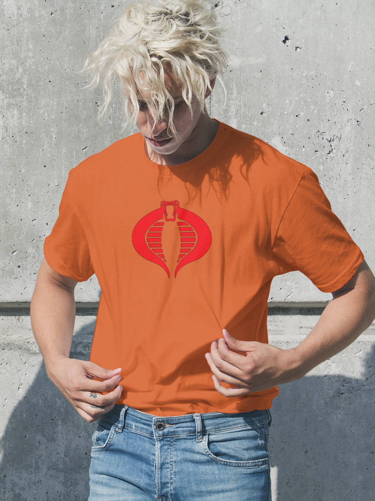 Cobra GI Joe Logo Mens T Shirt Gildan