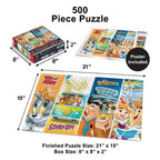 Cartoons - Hanna-Barbera Classics 500 Piece Puzzle