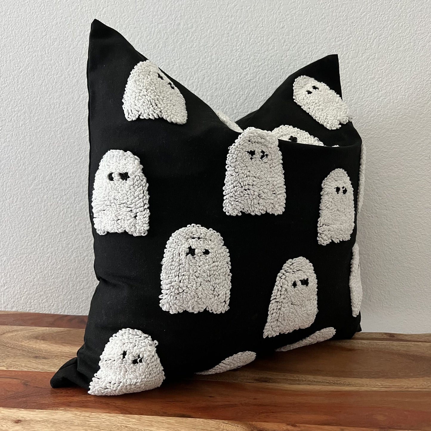 Tufted throw pillow cover, Halloween and fall décor