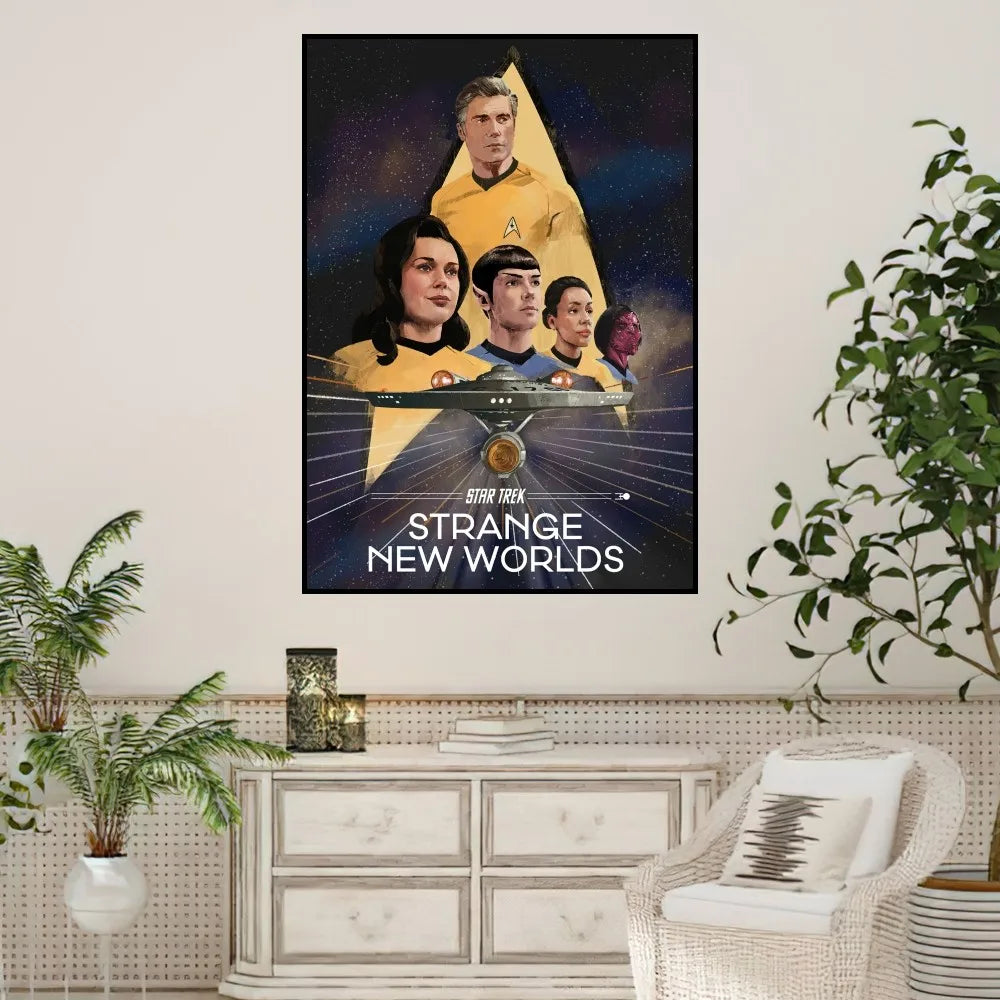 TV S-Star T-Trek S-Strange N-New W-Worlds Poster Home Prints Wall Painting Bedroom Living Room Decoration Office