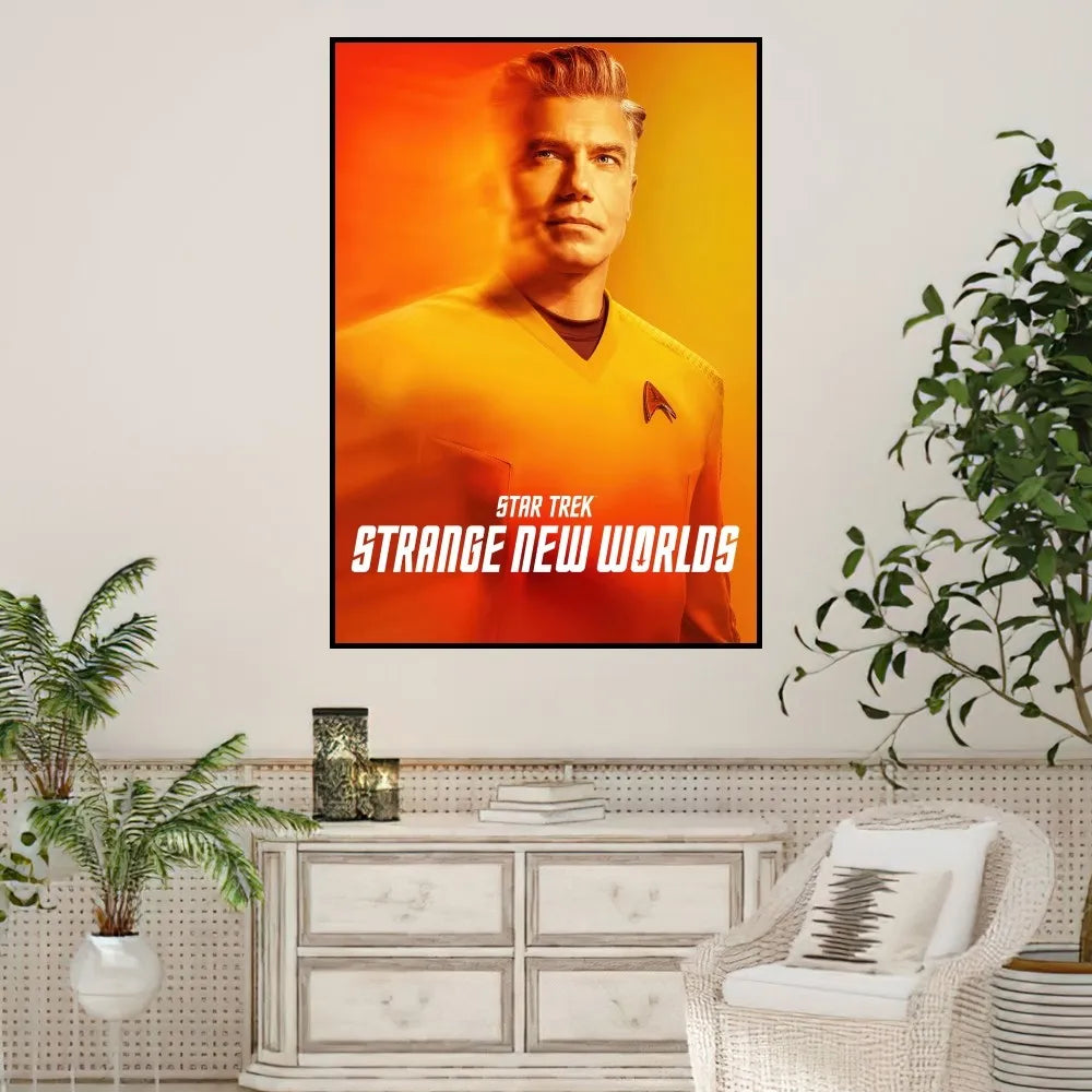 TV S-Star T-Trek S-Strange N-New W-Worlds Poster Home Prints Wall Painting Bedroom Living Room Decoration Office