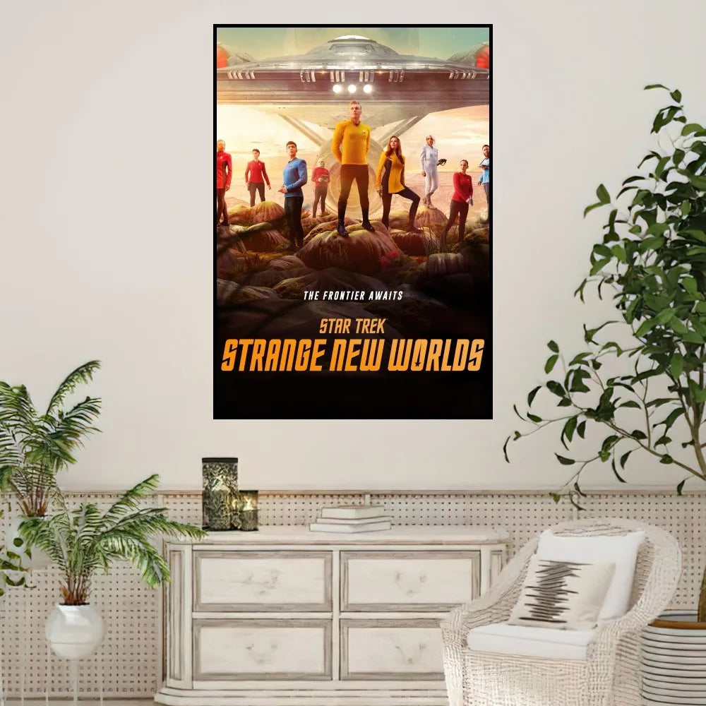 TV S-Star T-Trek S-Strange N-New W-Worlds Poster Home Prints Wall Painting Bedroom Living Room Decoration Office