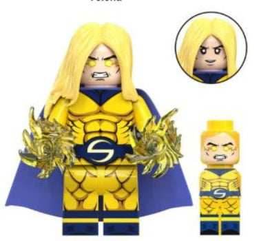 Golden Superhero Powerhouse Minifigure - 