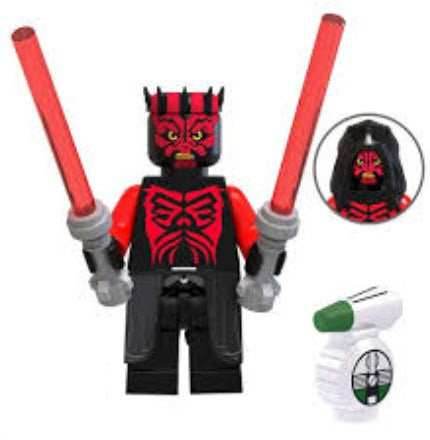 Darth Maul Custom Minifig - 