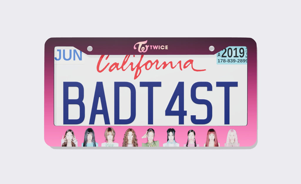 Twice Kpop License Plate Frame