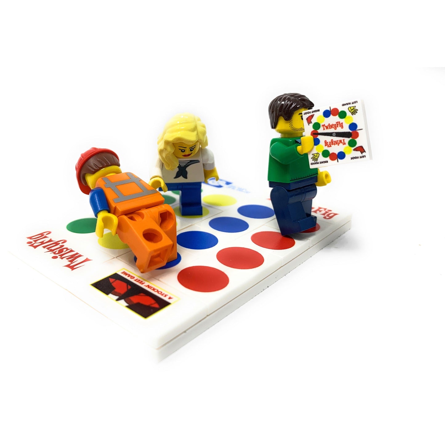 TwistyFig Minifig Board Game Building Set made using LEGO parts