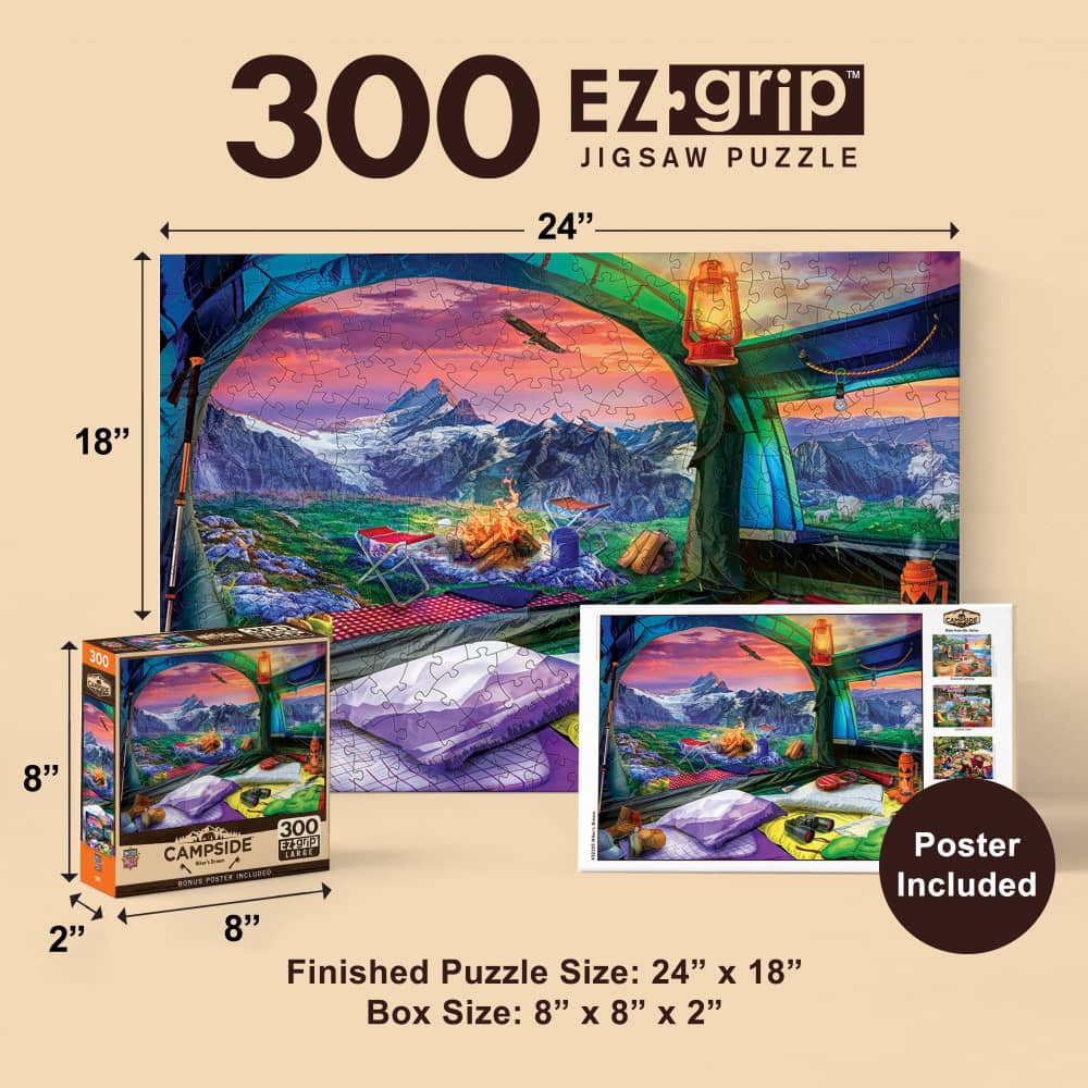 Campside - Hiker's Dream 300 Piece EZ Grip Jigsaw Puzzle