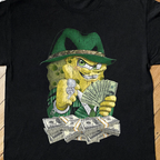 Spongebob Gettin' Money Black Tee