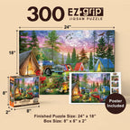 Campside - Moonlight Camping 300 Piece EZ Grip Jigsaw Puzzle