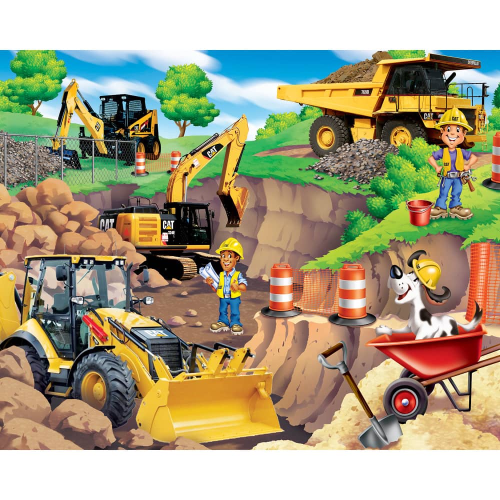 CAT 100 Piece Jigsaw Puzzles 4-Pack