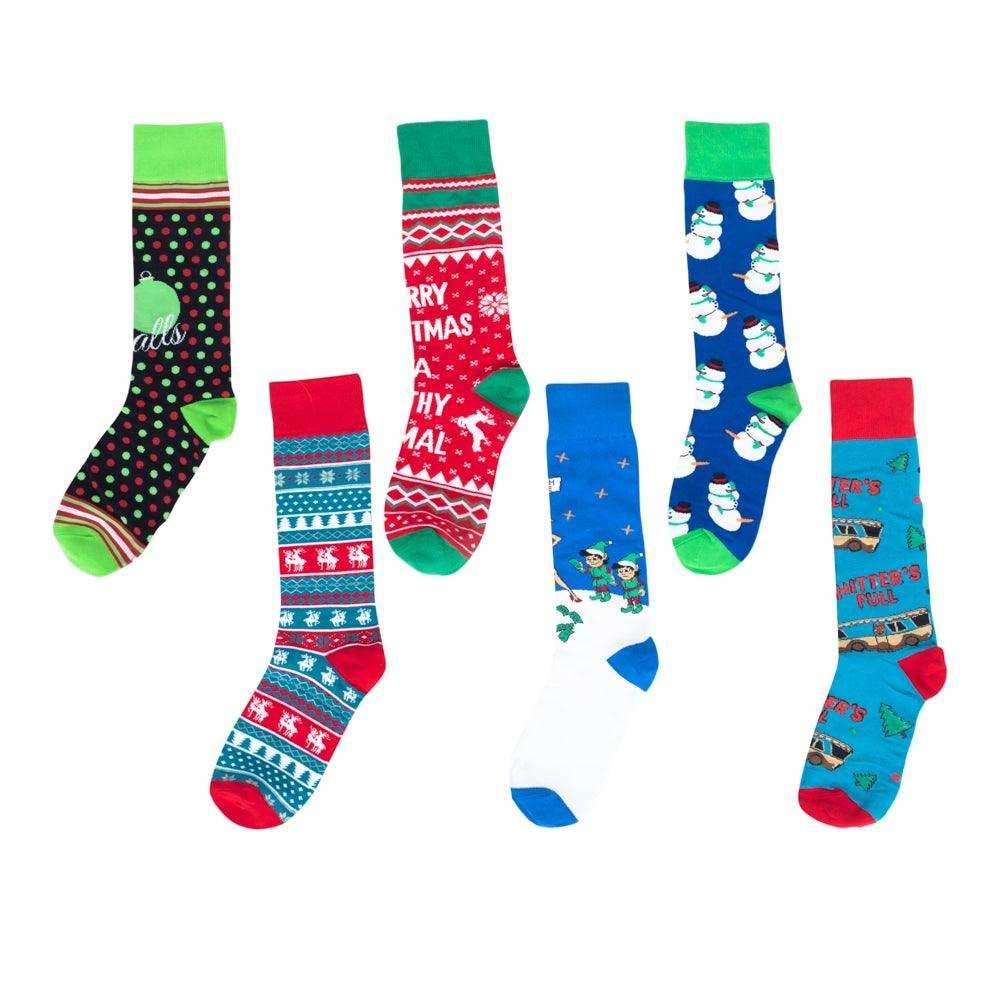 Ugly Christmas Sock 6-Pack - 