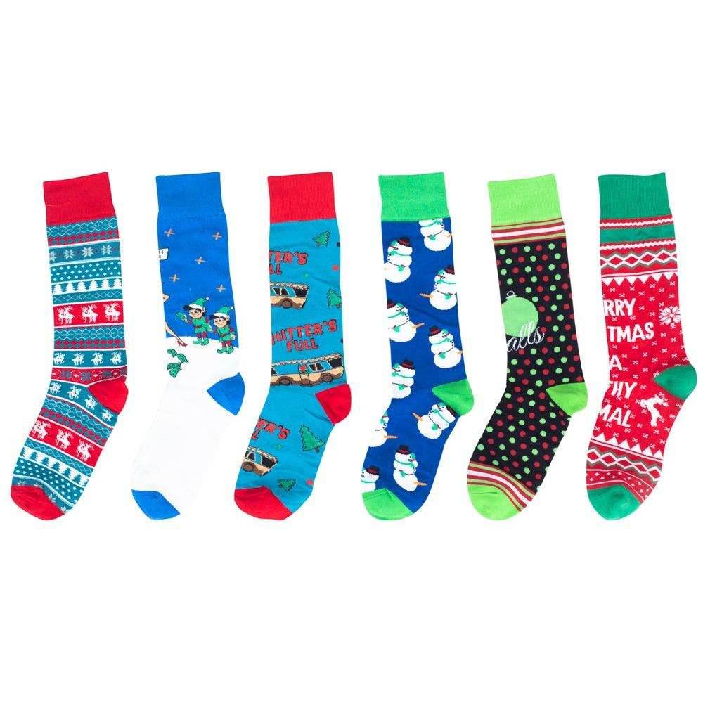 Ugly Christmas Sock 6-Pack - 