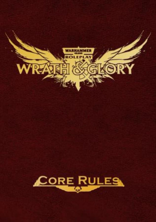 Warhammer 40K : Wrath &amp; Glory RPG - Similicuir rouge