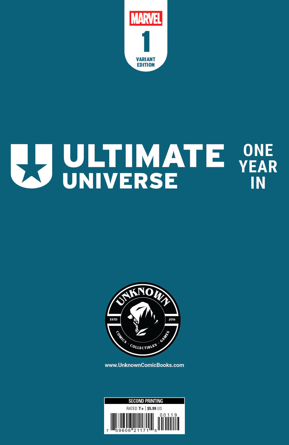 Ultimate Universe: One Year In #1 2nd PTG Unknown Comic Ivan Tao Exclusive Var (02/05/2025)