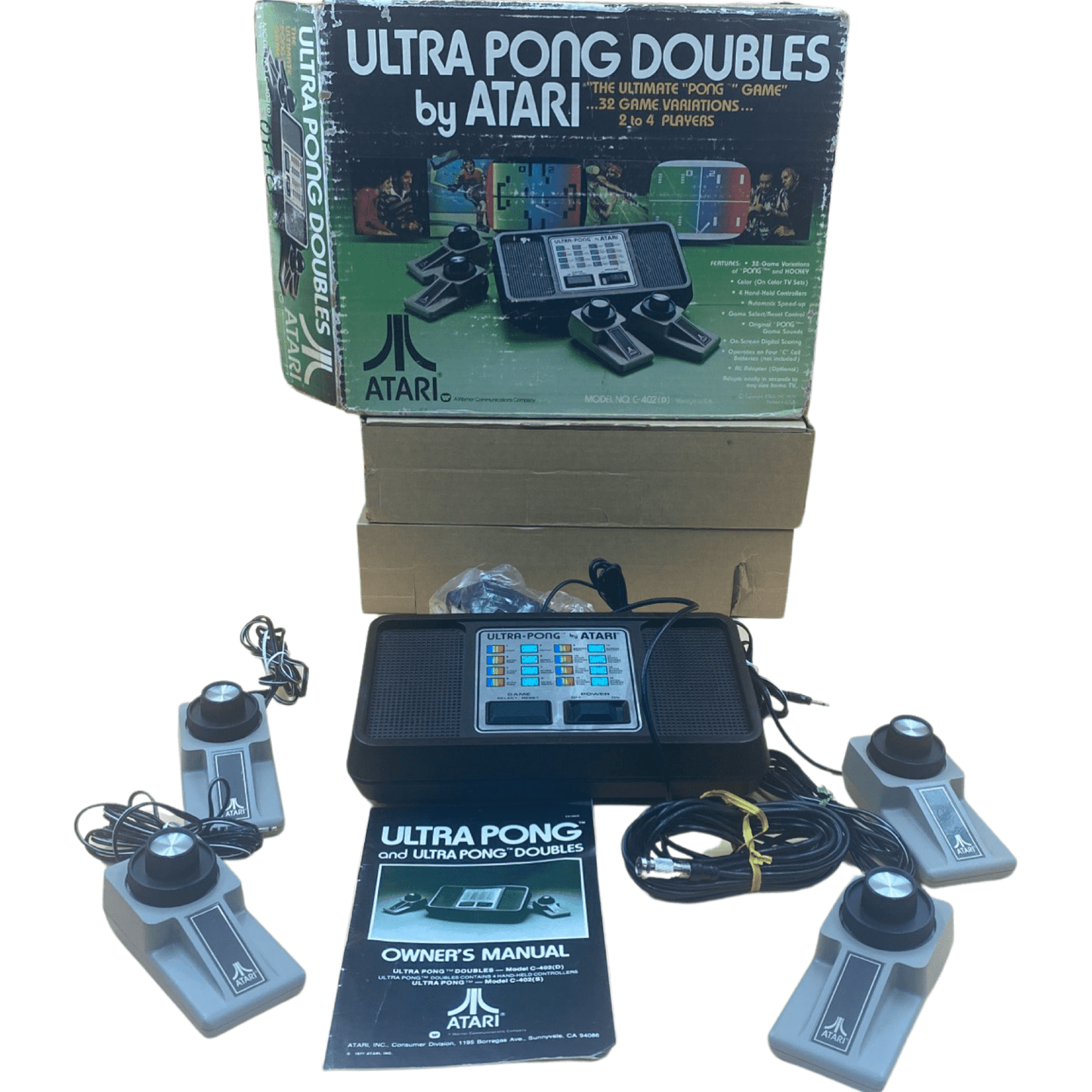 Ultra Pong Doubles by Atari (With Original Box)