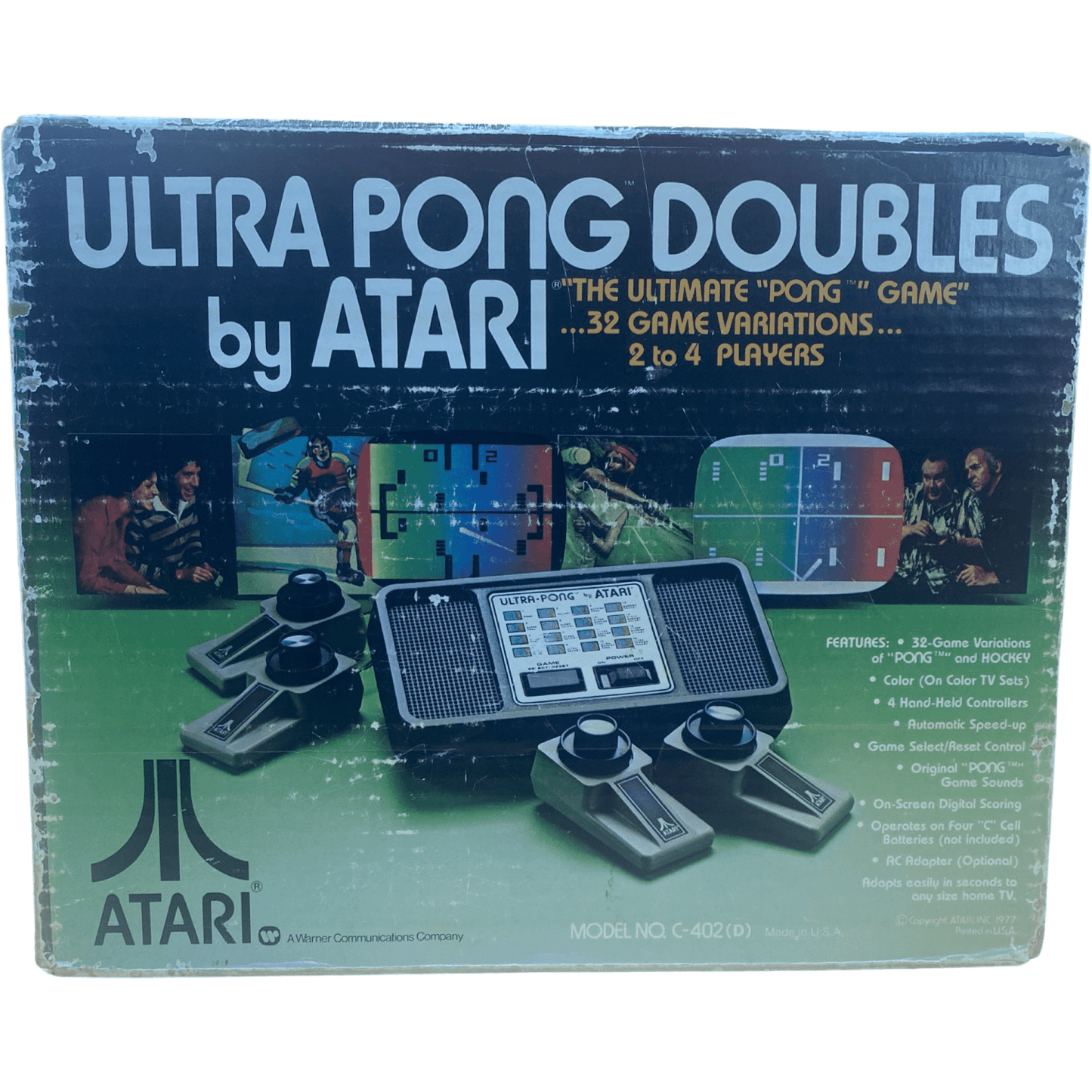 Ultra Pong Doubles by Atari (With Original Box)