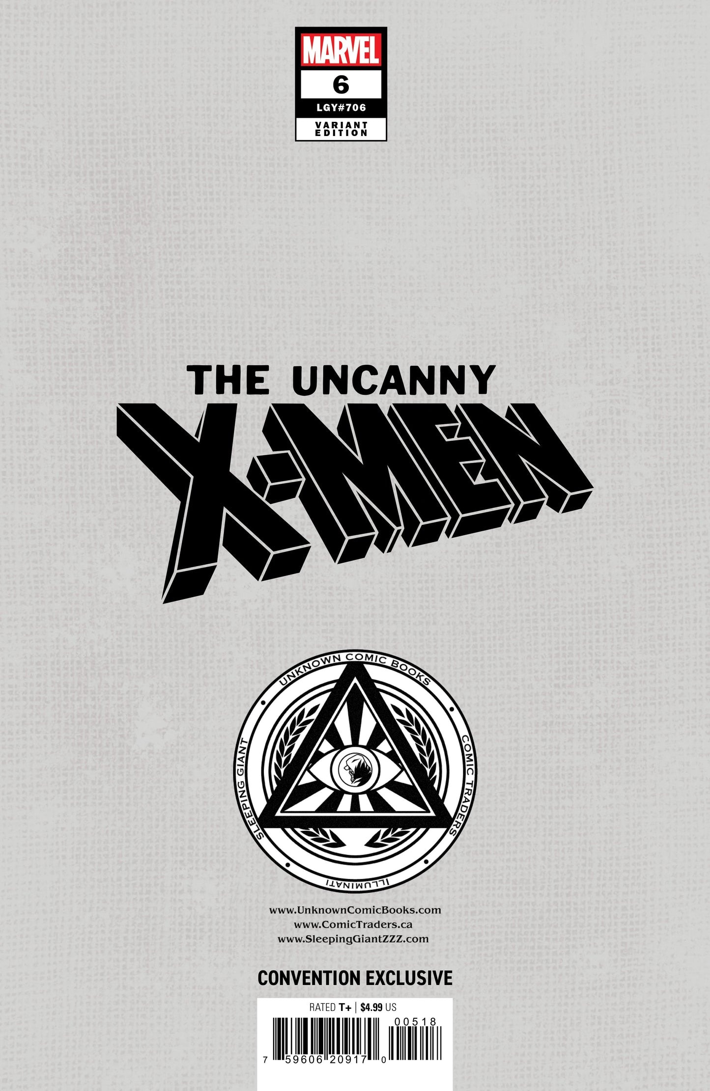 UNCANNY X-MEN #6 UNKNOWN COMICS TYLER KIRKHAM CONNECTING COVER EXCLUSIVE [SECRET] VIRGIN VAR (11/27/2024)