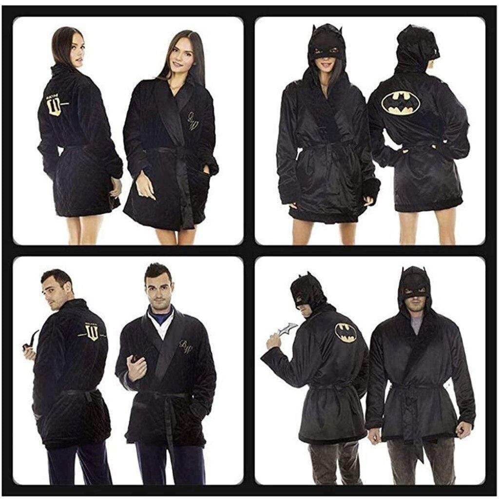 Underboss Batman Adult Reversible Costume Jacket with Hood - S/M