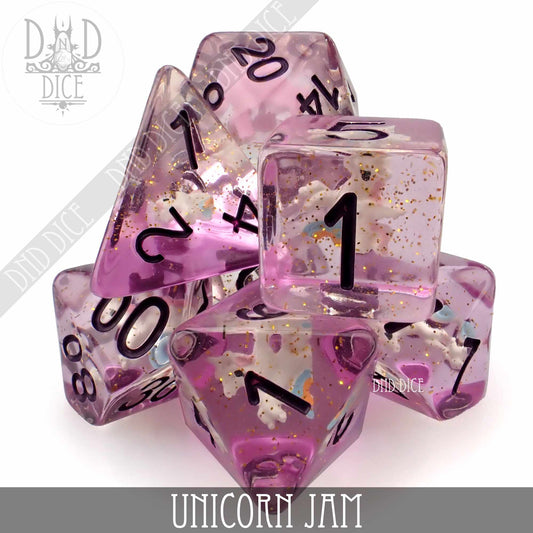 Unicorn Jam Dice Set