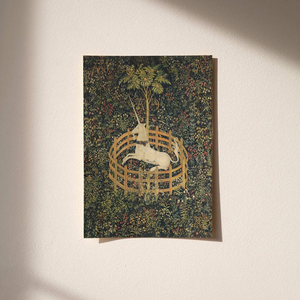 “The Unicorn Rests” Medieval Fantasy Art Print