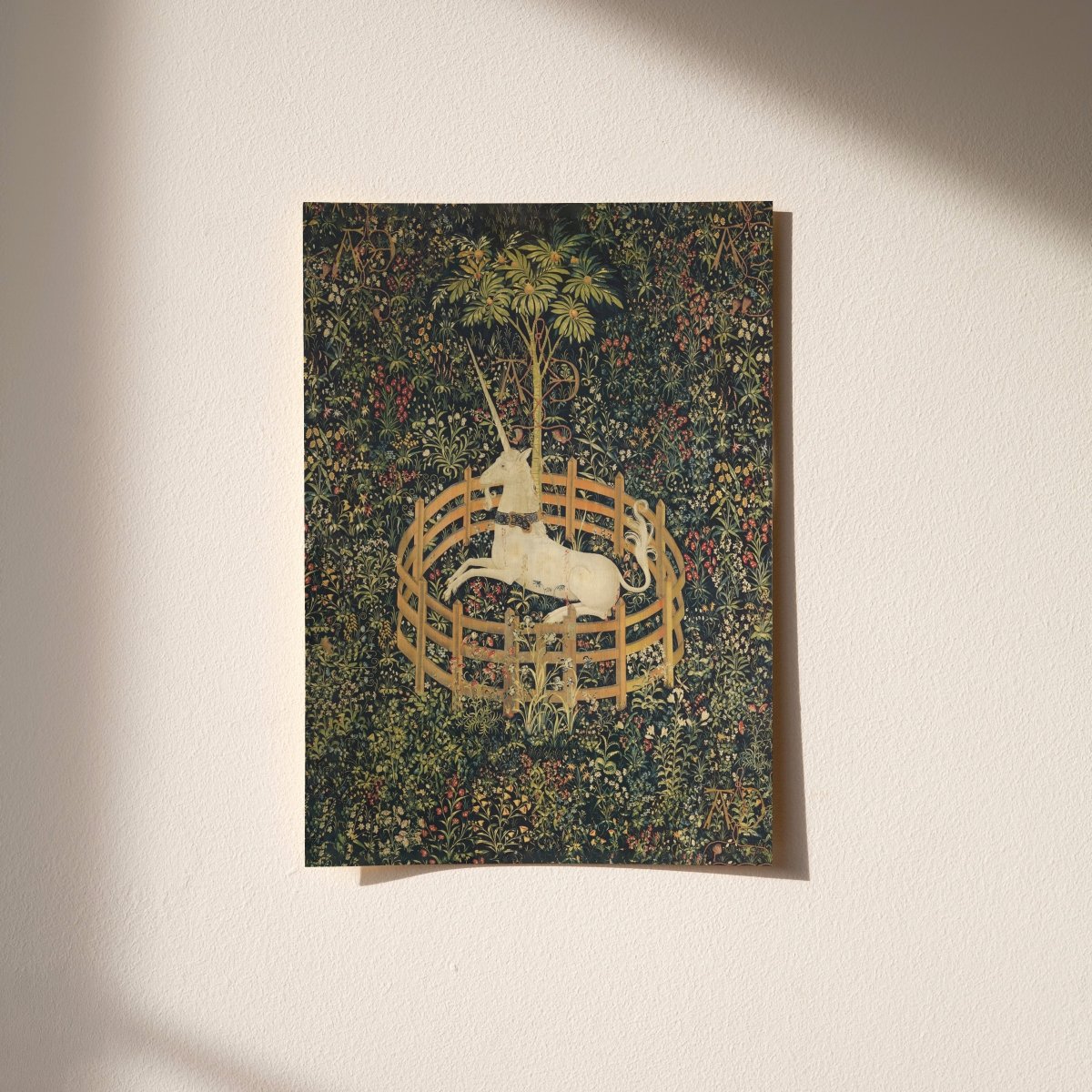 “The Unicorn Rests” Medieval Fantasy Art Print