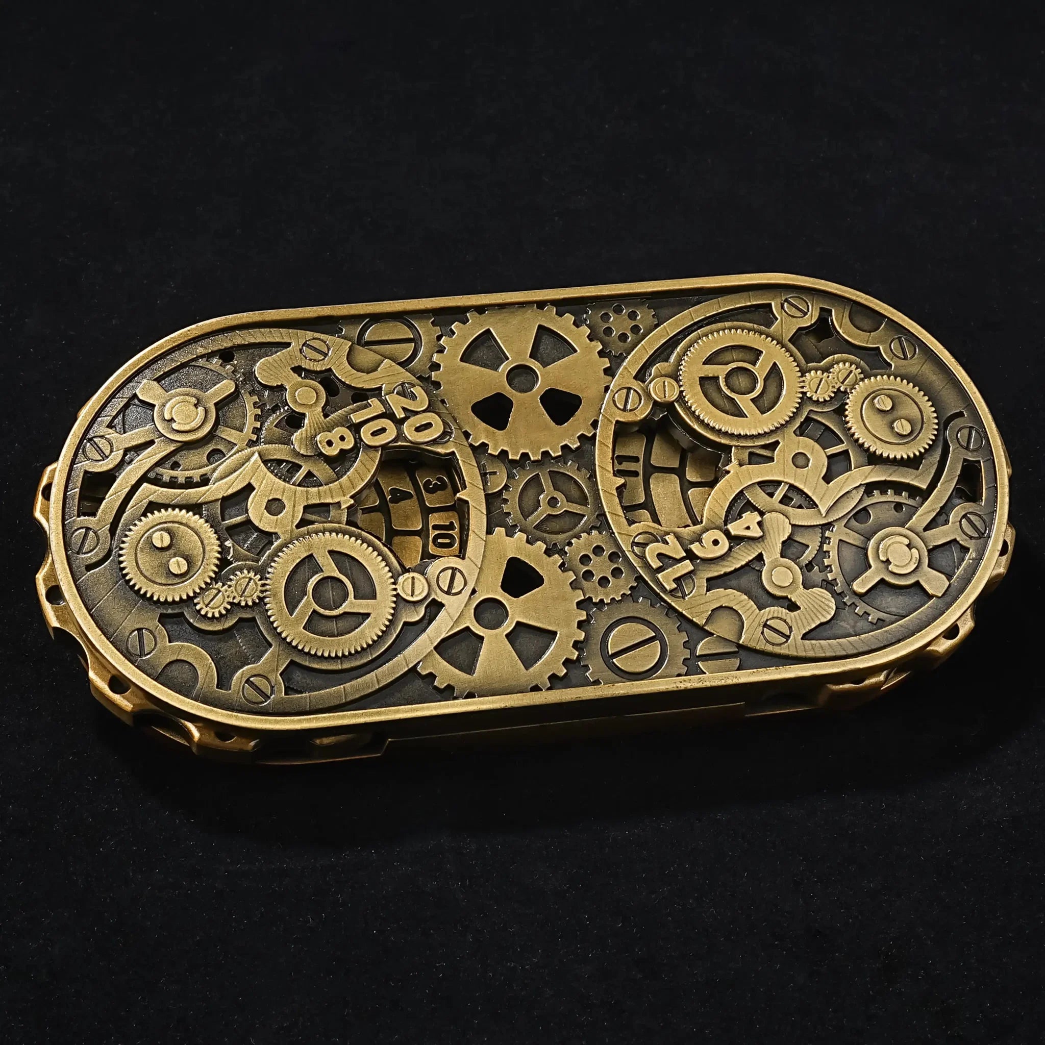 Unique DnD Dice Spinner - Steampunk Metal Gear Dice