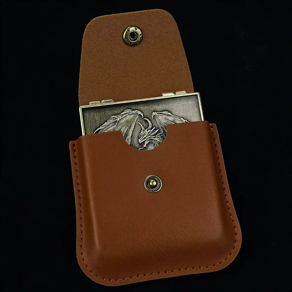 Unique Metal Foldable Dice Box with Magnets 7 in 1 Roulette DND Dice Spinner