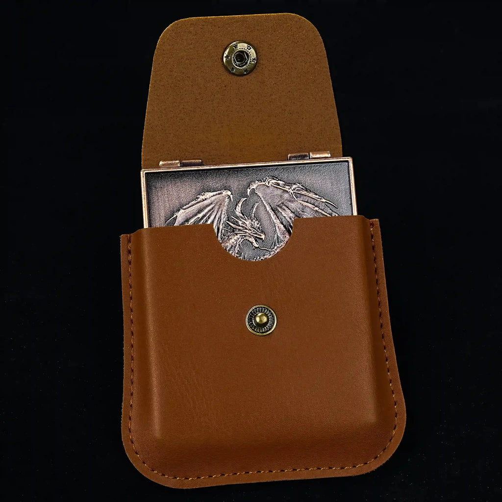 Unique Metal Foldable Dice Box with Magnets 7 in 1 Roulette DND Dice Spinner