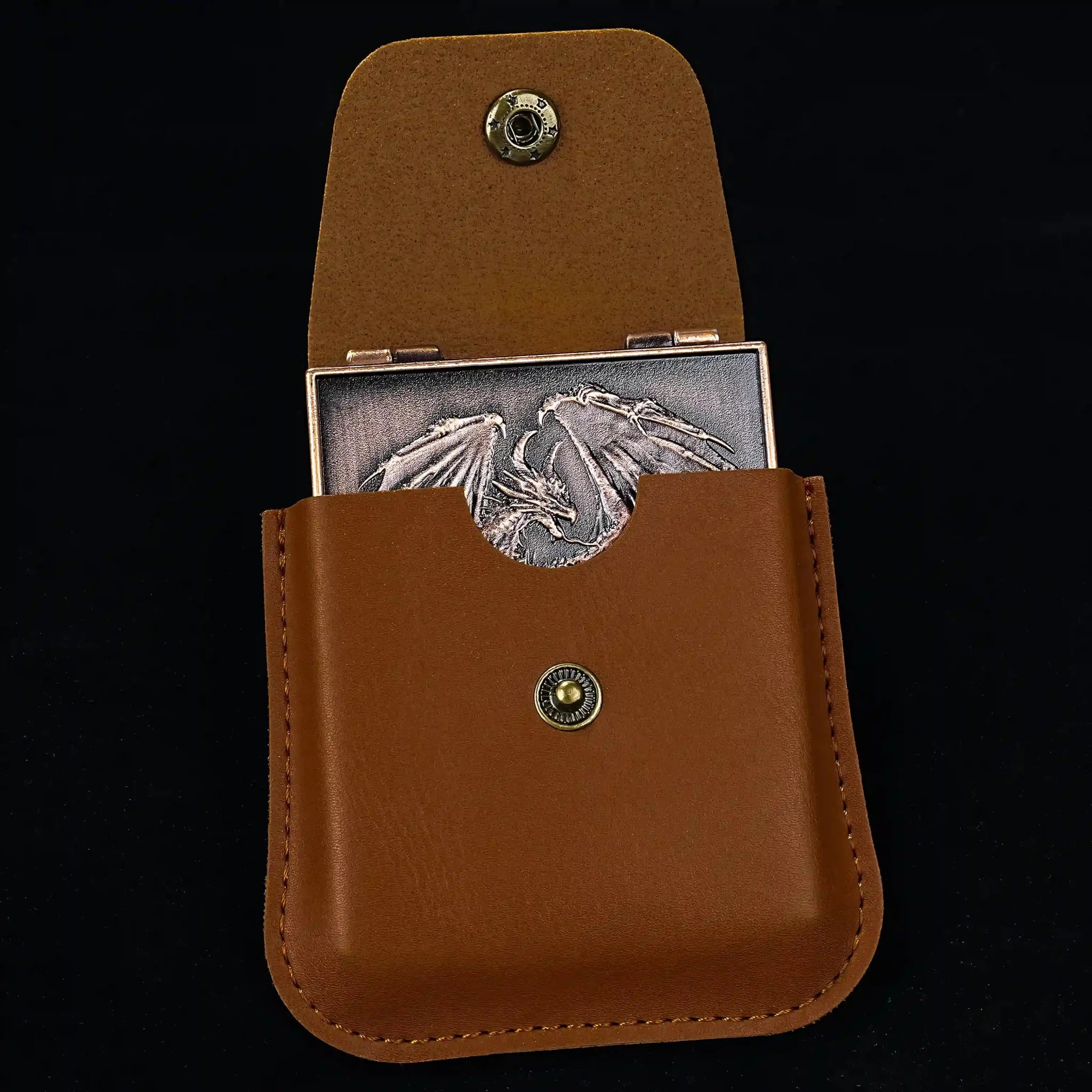 Unique Metal Foldable Dice Box with Magnets 7 in 1 Roulette DND Dice Spinner
