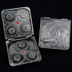 Unique Metal Foldable Dice Box with Magnets 7 in 1 Roulette DND Dice Spinner