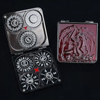 Unique Metal Foldable Dice Box with Magnets 7 in 1 Roulette DND Dice Spinner