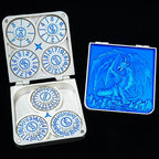 Unique Metal Foldable Dice Box with Magnets 7 in 1 Roulette DND Dice Spinner
