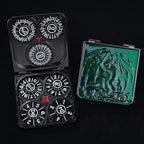 Unique Metal Foldable Dice Box with Magnets 7 in 1 Roulette DND Dice Spinner