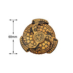 Unique Spinning Dice: 7 in 1 Spinning Gear Mechanical Knife Fidget Spinner Roulette Dice