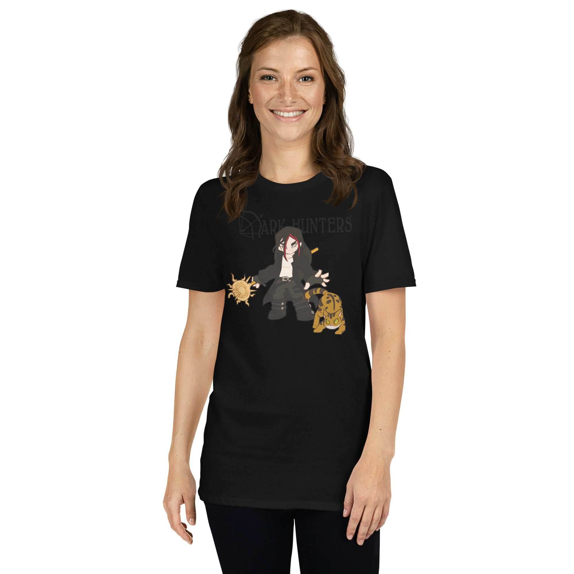 Acheron Dark-Hunter Gray Logo Short-Sleeve Unisex T-Shirt - Black / S