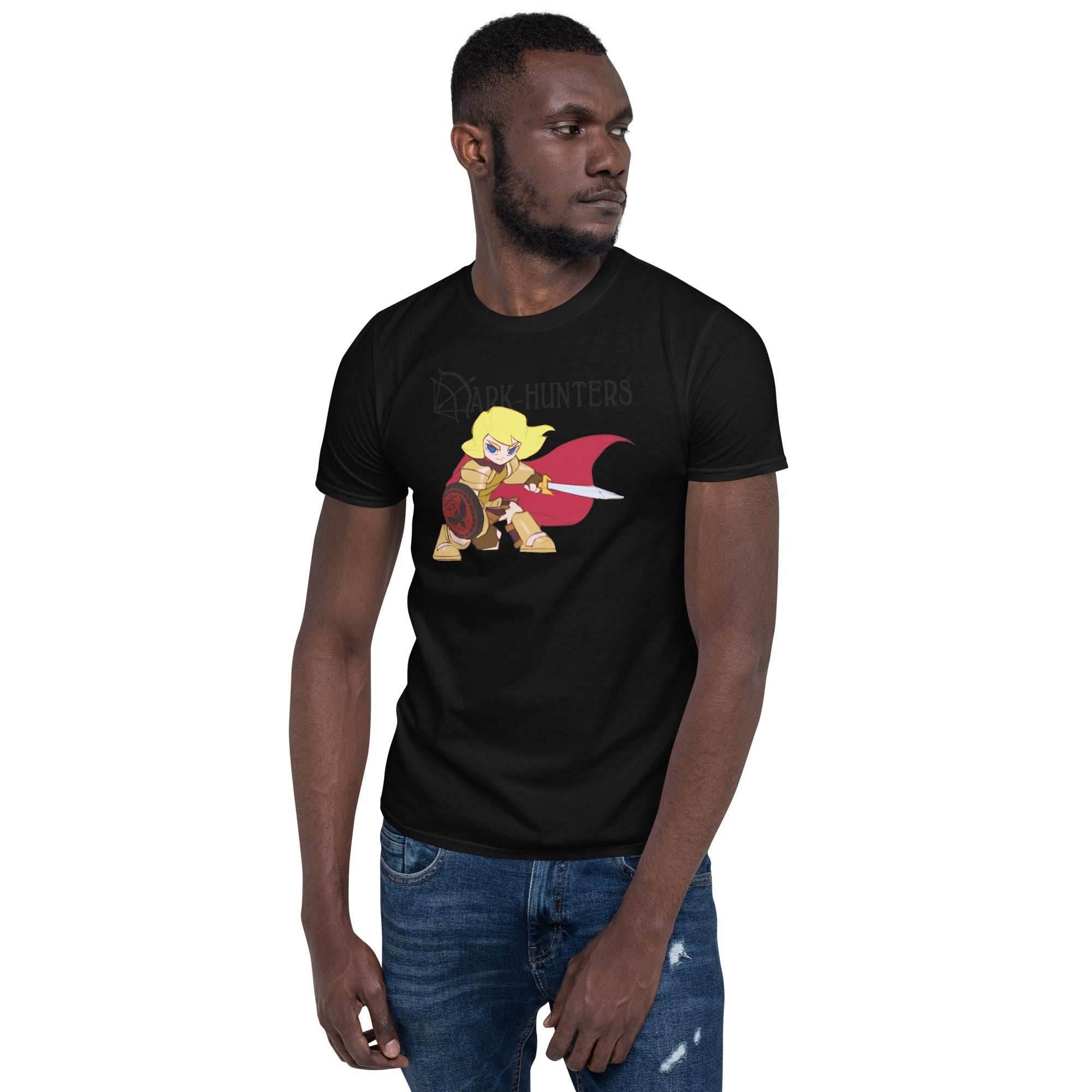 Styxx Dark-Hunter Gray Logo Short-Sleeve Unisex T-Shirt - Black / S