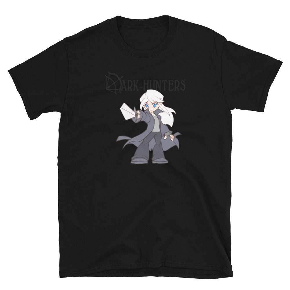 Urian Dark-Hunter Gray Logo Short-Sleeve Unisex T-Shirt - Black / S